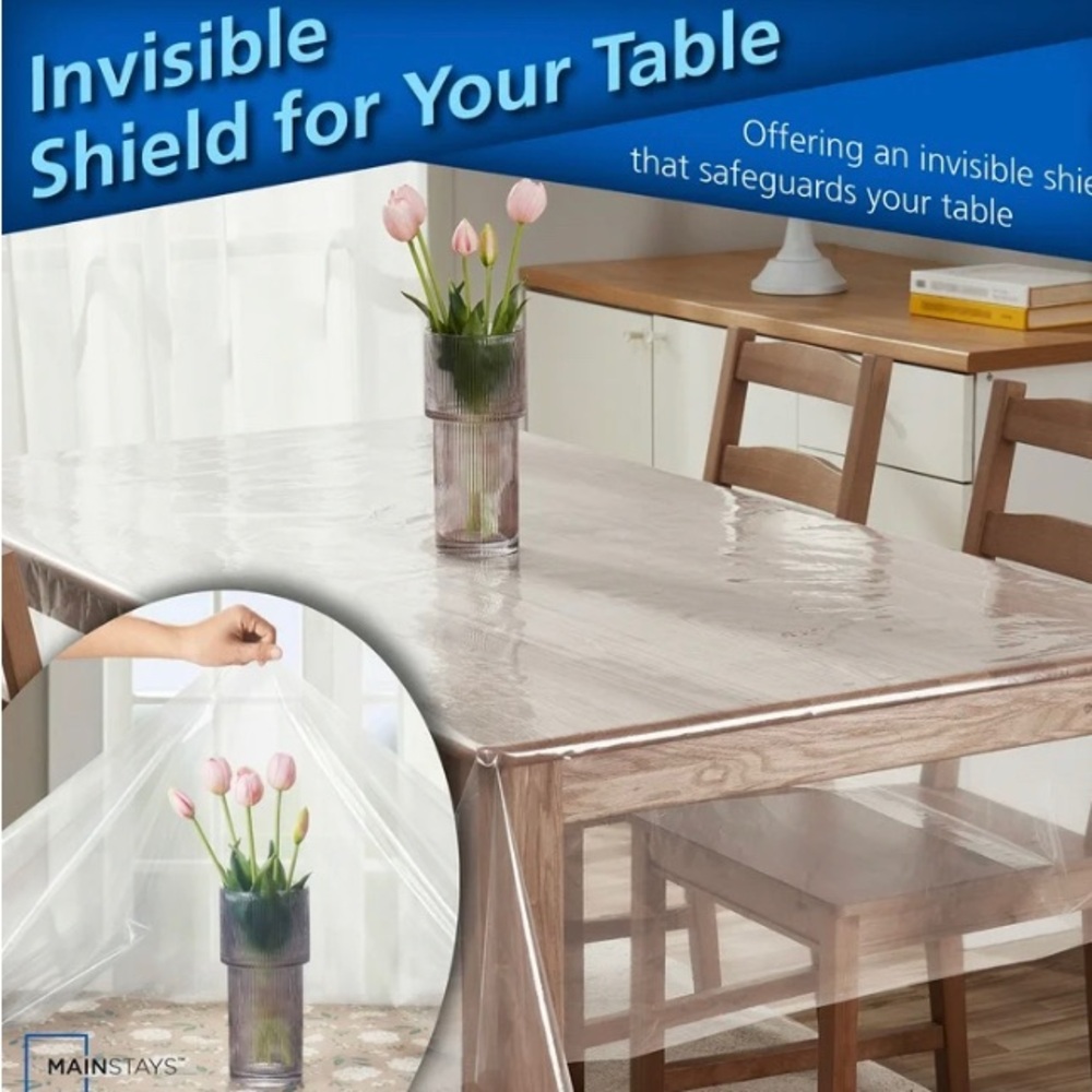 Table linens transparent Protector